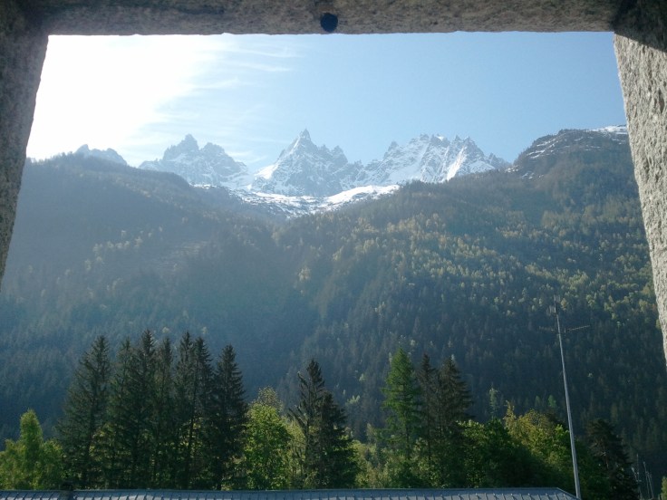 Mont Blanc from our window
